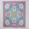 Homeroots 88" X 84" Pink Green And White Floral Cotton Hanging Tapestry 397429 - alternate 3