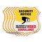 Signmission Security Notice Shield Sign This Propert, 12 inch X 12 inch, Aluminum Metal Sign, 5PK SHI-A-5Pack-12-462 - alternate 1