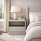 Manhattan Comfort Navis 26 in Nightstand in Whitewashed Oak (1-Drawer) NS1872-1 - alternate 2
