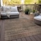 Homeroots 5' X 8' Orange Copper And Brown Striped Washable Indoor Outdoor Area Rug 588113 - alternate 2