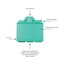 C-Line Products 3" x 5" Assorted Ruled Index Card Spiral Notebook with Index Tabs, 24EA/DS, 6DS/CT 48750-DS - alternate 2