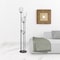 Homeroots 71" Black Three Light Traditional Shaped Floor Lamp With Clear Transparent Glass Novelty Shade 526329 - alternate 2