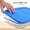 Nutrichef 8-Piece Glass Baking Dish Set with Lids NCGL4XBUL - alternate 2