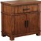 Homeroots 17" X 29" X 29" Cherry Oak Wood Nightstand 347155 - alternate 2