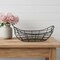 Homeroots 22" Black Metal Basket 392150 - alternate 2