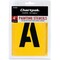 Chartpak Painting LettersNumbers Stencils, Yellow, 35PK CHA01565 - alternate 1