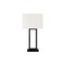 Monarch Specialties Lighting, 28"H, Table Lamp, Usb Port Included, Black Metal, Ivory / Cream Shade I 9950 - alternate 1
