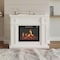 Northwest Electric Fireplace with Mantel Freestanding Heater with Remote Control, Adjustable LED Flames 80-FPWF-M5 - alternate 3