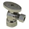 Premier Quarter Turn Angle Stop, 1/2 in. IPS x 1/2 in. Slip Joint, Lead Free Chrome NLT1331ASJF - alternate 3