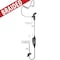 Klein Electronics Star 1-Wire Surveillance Earpiece with Kenwood K1 Connector, Braided Cable STAR-K1-BR - alternate 1