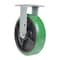 Vestil Polyurethane Rigid Caster 8 In. Diameter x 2 In. Width 1000 Lb. Capacity Green/Black CST-F34-8X2DT-R - alternate 3