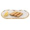 Homeroots 14 Glass Oval Edge Gold Leaf Platter 376065 - alternate 2