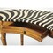 Homeroots 48" Black and White and Brown Kidney Writing Desk 383200 - alternate 3