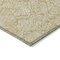 Homeroots 8' X 10' Gold And Beige Floral Washable Indoor Outdoor Area Rug 594626 - alternate 3