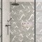 Daltile Pebble Oasis Natural Stone Tri-Hex Pebble Mosaic 11in x 10in in Tumbled Coal, 17PK PB27TRHEXPBMSTM - alternate 2