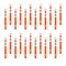 Xpose Safety 24 Pack 42in Ring Loop Orange Traffic Delineator Post, 24PK DLR-ORG-42-24-X-S - alternate 1