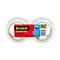 Scotch Packaging Tape, 54.6 yd L, 1.88 in W, Polypropylene Backing, Clear, 2PK 3850-2 - alternate 1