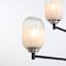 Vidalite Seren 4-Light Matte Black Pendant With Handmade Glass Shades, Modern Style Pendant Chandelier Light CE1013062 - alternate 2