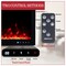 Northwest Electric Fireplace 42 in Wall Mounted with Fire Crackling Sounds & Remote to Adjust LED Flames 80-BEF-42W - alternate 2