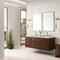 James Martin Vanities Amberly 60'' D Vanity, Mid-Century Walnut w/ Jasmine Pearl Top w/FreePower Wireless Charger 670-V60D-WLT-FEJP - alternate 2