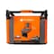 Thaw Heated Stadium Seat, 14-1/2 in W, 17.72 in H, Black/Orange Seat THA-BOD-1001 - alternate 2
