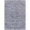 Homeroots 8' X 10' Blue And Gray Floral Washable Indoor Outdoor Area Rug 604213 - alternate 4