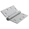 Global Door Controls 4.5 in. x 4.5 in. Prime Coat Spring Full Mortise Square Corner Door Hinge with Fixed Pin - Pack of 3 CPS4545-USP-3 - alternate 2