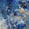 Homeroots 3' X 5' Blue Ivory And Gold Abstract Washable Indoor Outdoor Area Rug 643541 - alternate 2
