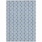 Homeroots 9' X 12' Denim Blue And Ivory Ogee Washable Indoor Outdoor Area Rug 601552 - alternate 3