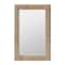 Bali & Pari Geralyn Japandi Natural Seagrass Rectangular Wall Mirror 248-13815-ZORO - alternate 1