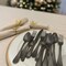 Mepra Epoque Pewter Black Gold Flatware  Set - 5 Pcs. 106822005PON - alternate 2