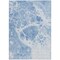 Homeroots 8' X 10' Sky Blue And Denim Blue Nautical Washable Indoor Outdoor Area Rug 581500 - alternate 2