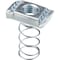 Newhouse Electric 1/4 in. Strut Channel Spring Nut Coupling for A, C Steel Channels, Electro-Galvanized, 5PK SP14-5PK - alternate 1