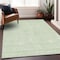 Homeroots 3' X 5' Mint Green And Ivory Geometric Washable Indoor Outdoor Area Rug 602425 - alternate 4