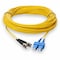 Add-On This Is A 20M Sc (Male) To St (Male) Yellow Duplex Riser-Rated Fiber ADD-ST-SC-20M9SMF - alternate 2