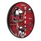 Holland Bar Stool Co University of Northern Illinois 13" Solid Wood Clock WClkPBlkNorIll - alternate 1