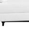Homeroots 103" White Top Grain Leather Reclining Metal USB Sofa 720336 - alternate 2