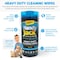 Wipex Heavy Duty Cleaning Wipes 60ct Canisters, 720 Wipes, Skin-Safe for Paint, Grease, Adhesives, 12PK WX72008HJC-12 - alternate 2