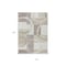 Homeroots 10' X 14' Ivory And Beige Geometric Washable Indoor Outdoor Area Rug 612586 - alternate 2