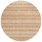 Homeroots 8' Terra Cotta And Beige Round Southwestern Washable Indoor Outdoor Area Rug 587568 - alternate 3