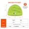 Ergodyne Lime Winter Skull Cap with LED Rechargeable Light 6801 - alternate 5