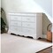 Homeroots 56" White Solid Wood Eight Drawer Double Dresser 486517 - alternate 2