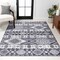 Jonathan Y Sura Modern Kilim Geometric Gray/Anthracite 5 ft. x 8 ft. Area Rug MOH500A-5 - alternate 1