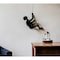 Homeroots 6" X 4" Black Resin Climbing Man Hanging Dimensional Sculpture 293218 - alternate 2