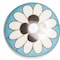 Homeroots Set of Twelve Sky Blue And White Floral Ceramic Drawer Pull Knobs, 12PK 321672 - alternate 3