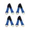 Mytee Products 24in HD Axle Straps Car Hauler Tow Truck Wrecker Wheel Tie Down Strap, 4PK AS24x4 - alternate 2