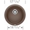Blanco Rondo Bar Sink, Cafe Brown 515803 - alternate 2