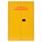 Sandusky Lee Heavy Duty Welded Steel Flammable Safety Cabinet, 43x18x65, Yellow SC450F-P - alternate 2