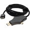 Add-On 6Ft Hdmi (4K) Male To Displayport, Mini-Displayport, Usb 3.1 (C) HDMI4KDPMDPC-AA - alternate 1