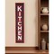 Homeroots 37" X 8" Red and White Kitchen Metal Wall Decor 489616 - alternate 2